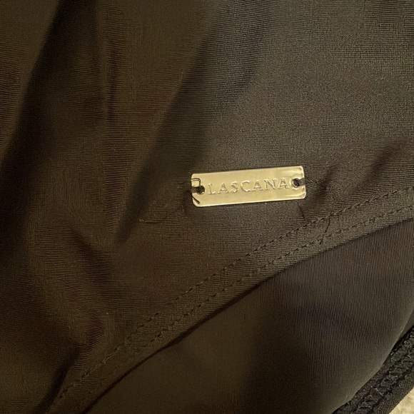 Black strappy one piece swim suit. Victoria’s Secret Lascana. Gently used - Picture 2 of 3